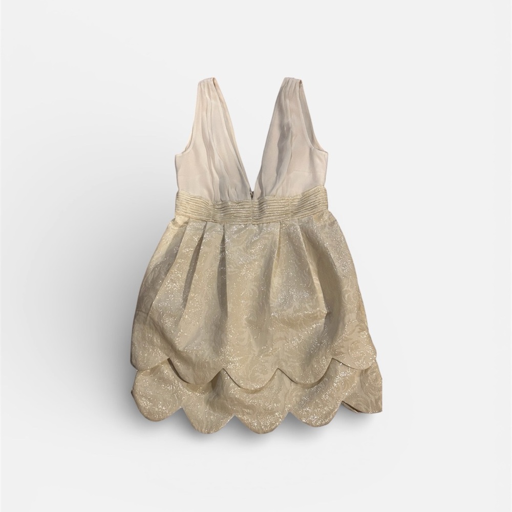 H&M Cream Textured Dress